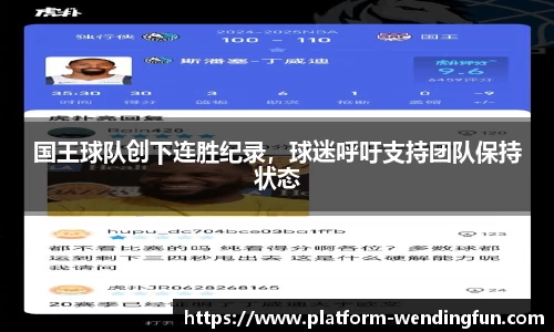 国王球队创下连胜纪录，球迷呼吁支持团队保持状态