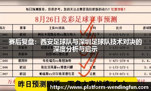 赛后复盘：西安足球队与深圳足球队技术对决的深度分析与启示