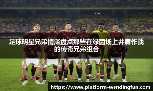 足球明星兄弟情深盘点那些在绿茵场上并肩作战的传奇兄弟组合